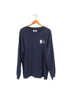 Kith The Arrogance of Youth Navy Blue Long Sleeve T Shirt XXL 2XL